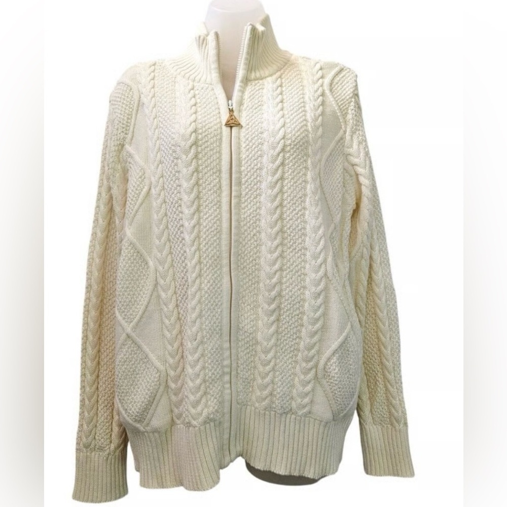 The Bradford Exchange Cream Cable Knit Cardigan